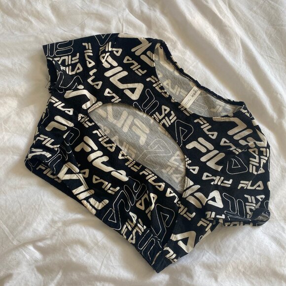 Frankie Collective Fila Crop Top — Size M - Picture 1 of 3